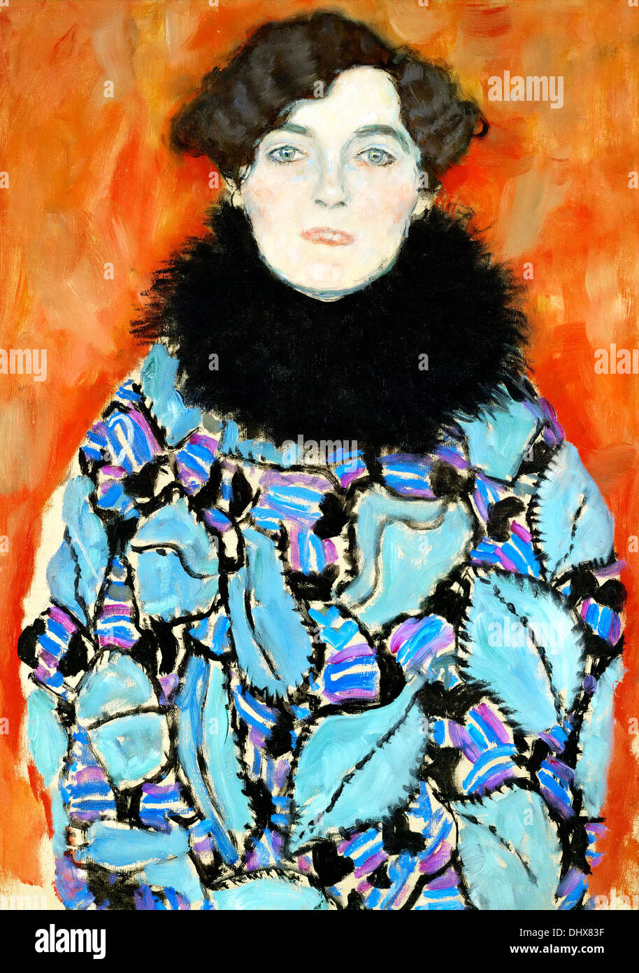 Porträt von Johanna Staude - Gustav Klimt 1918 Stockfoto