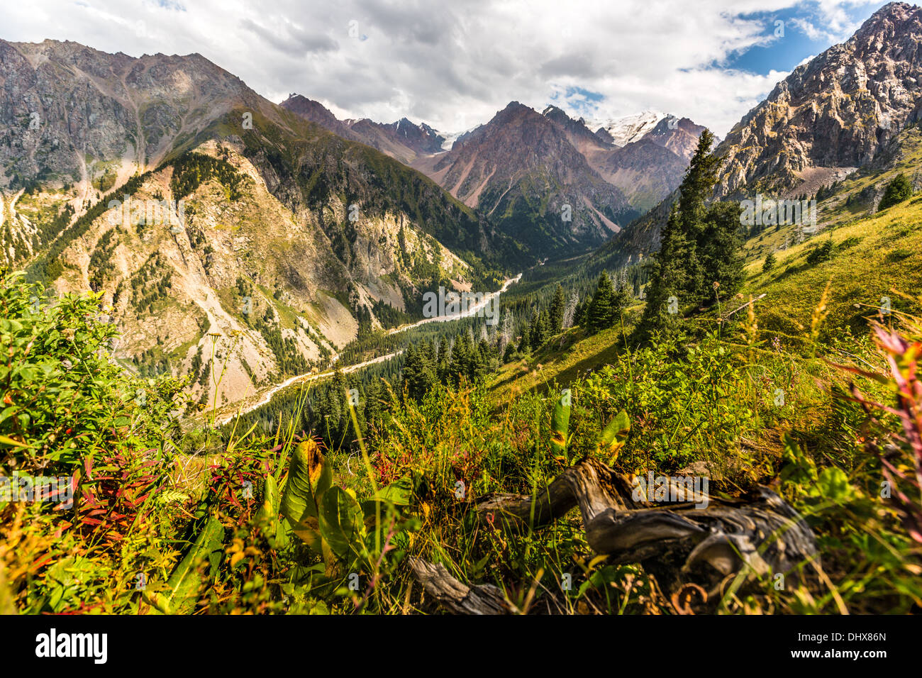Natur Landschaft felsigen Bergen Zentralasiens Stockfoto