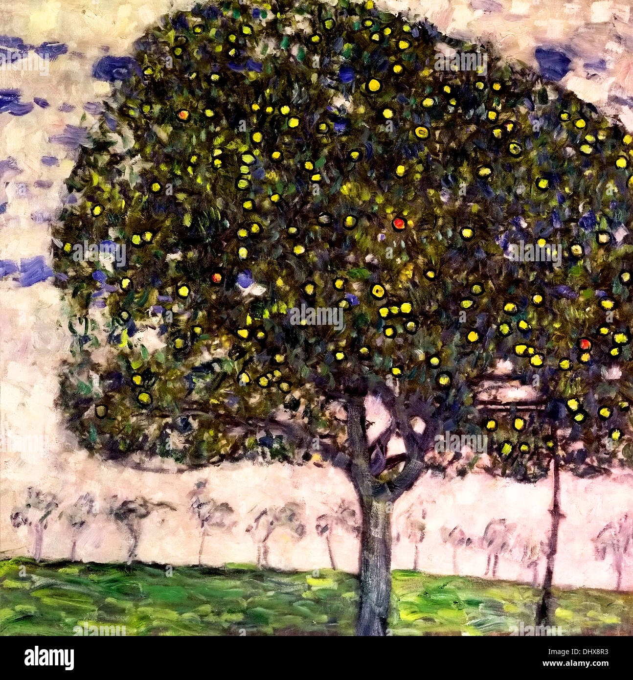 Apfelbaum - von Gustav Klimt, 1912 Stockfoto