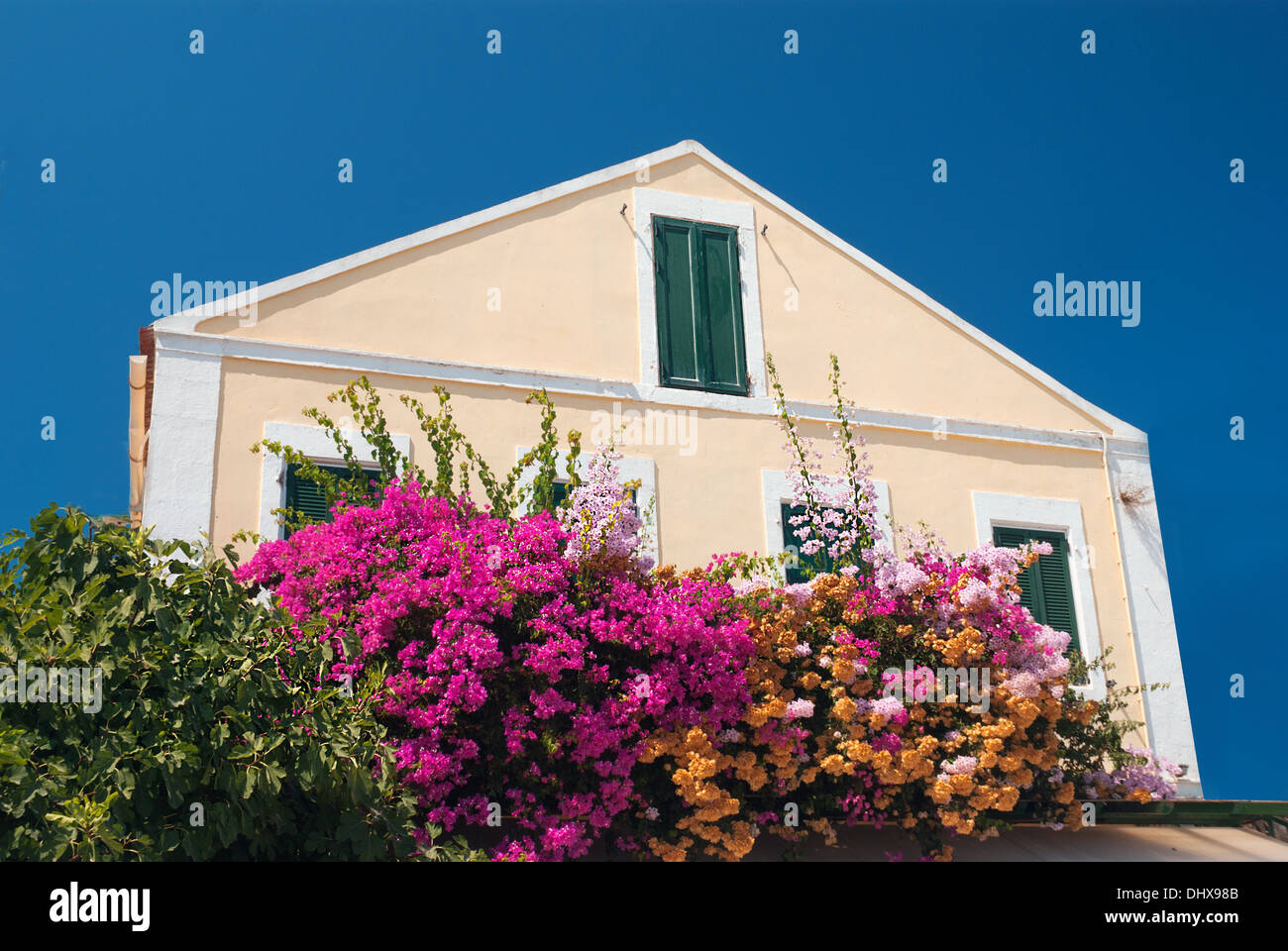 Fiscardo auf die Insel Kefalonia in Griechenland Stockfoto