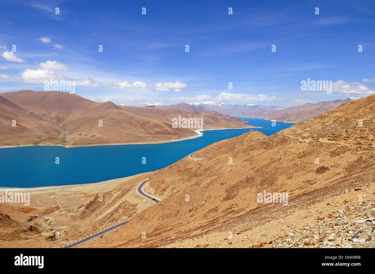 Yamdrok - See Tibet China Stockfoto