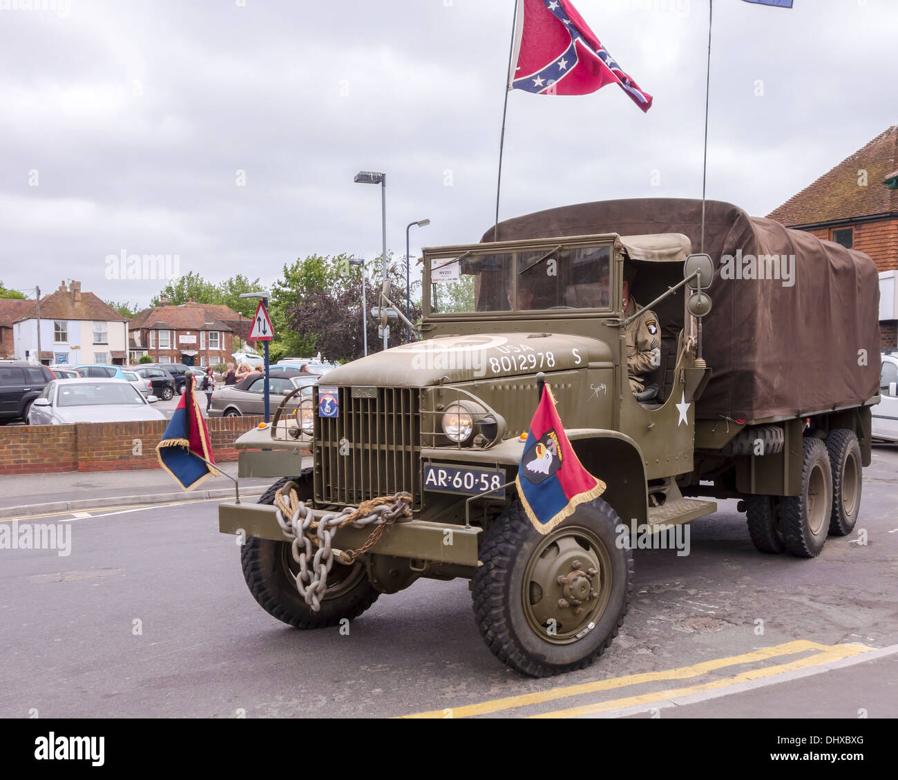 US Army GMC Truppentransporter - USA 8012978 - AR 60 58 Stockfoto