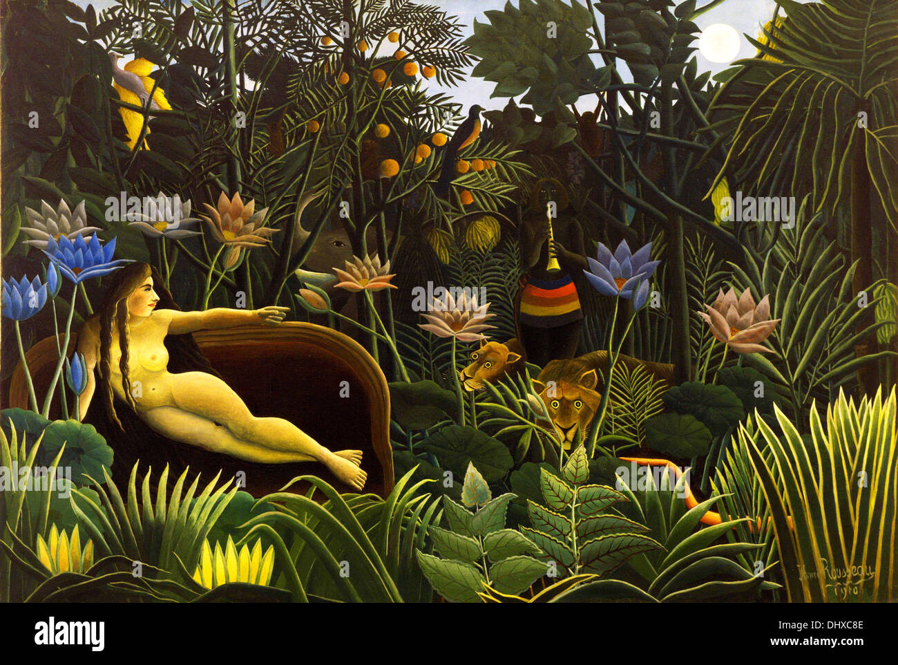 Der Traum - von Henri Rousseau, 1910 Stockfoto