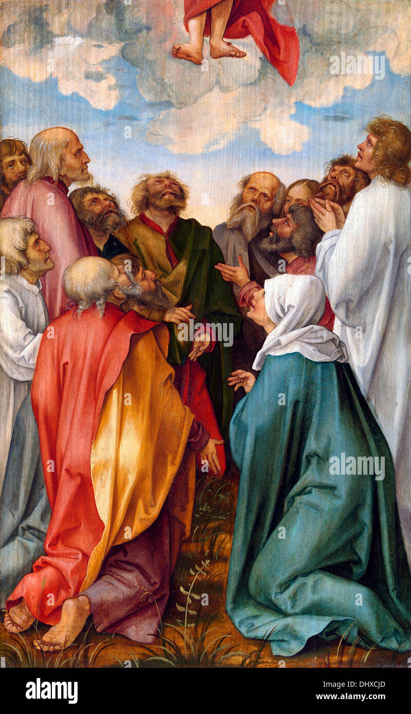 Die Himmelfahrt Christi - von Hans süss von Kulmbach, 1513 Stockfoto