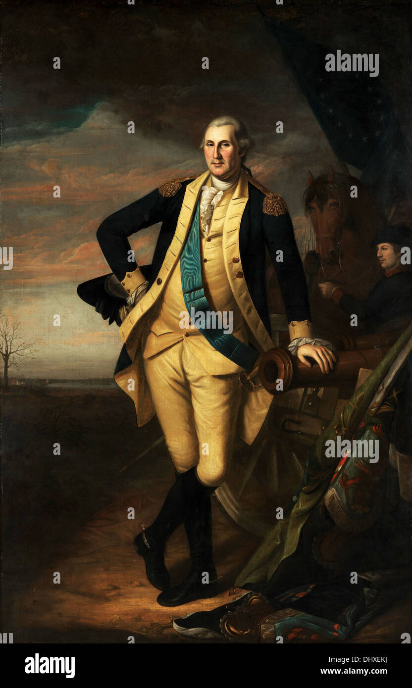 George Washington - von Charles Willson Peale, 1779 Stockfoto