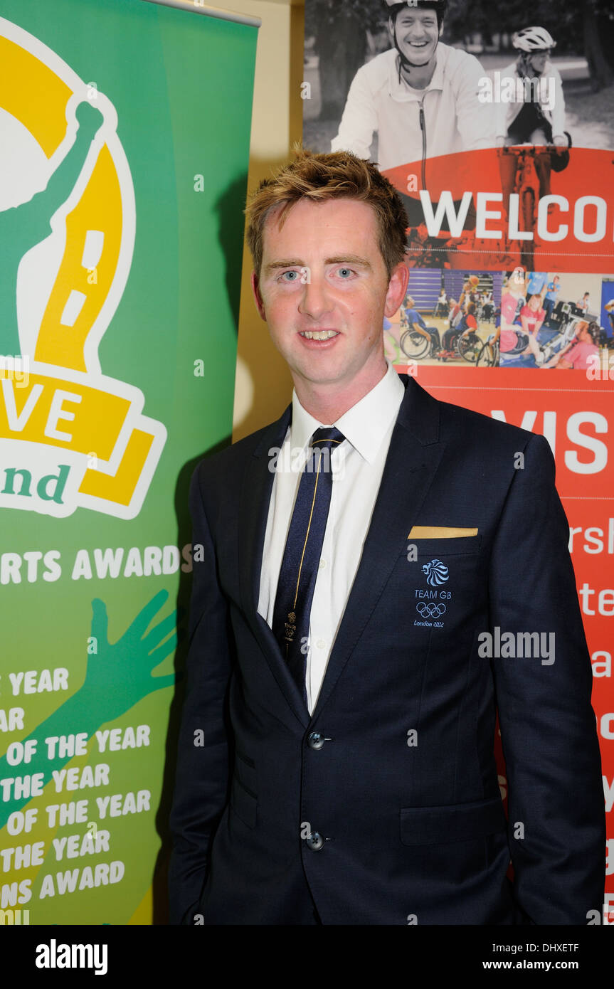 Stephen Morrison von Team GB in der 2013 aktiv Rutland Community Sports Awards Stockfoto