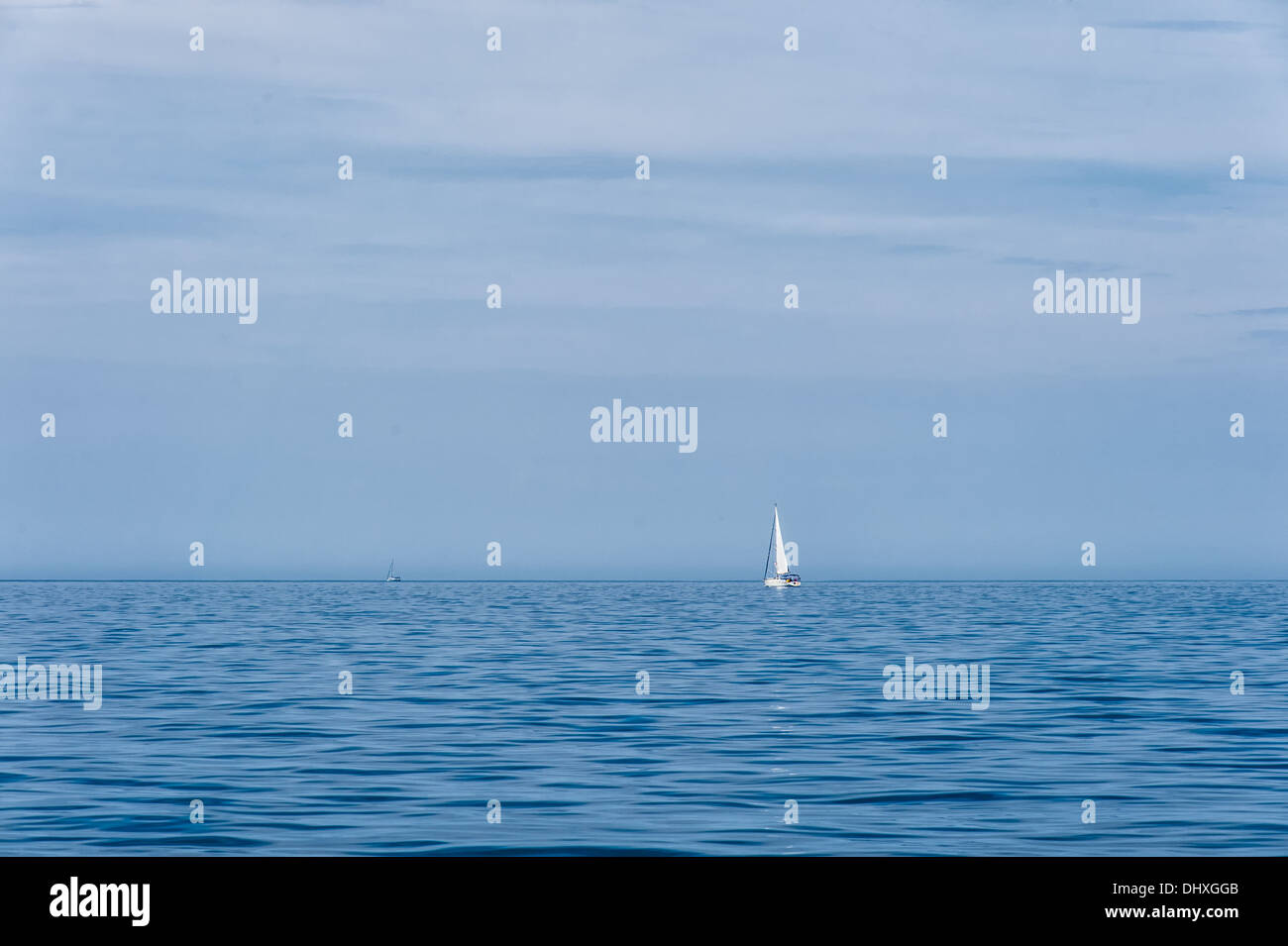 blaue Adria Stockfoto