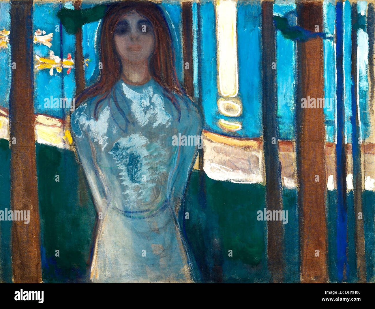 Die Stimme, Sommernacht von Edvard Munch, 1896 Stockfotografie Alamy