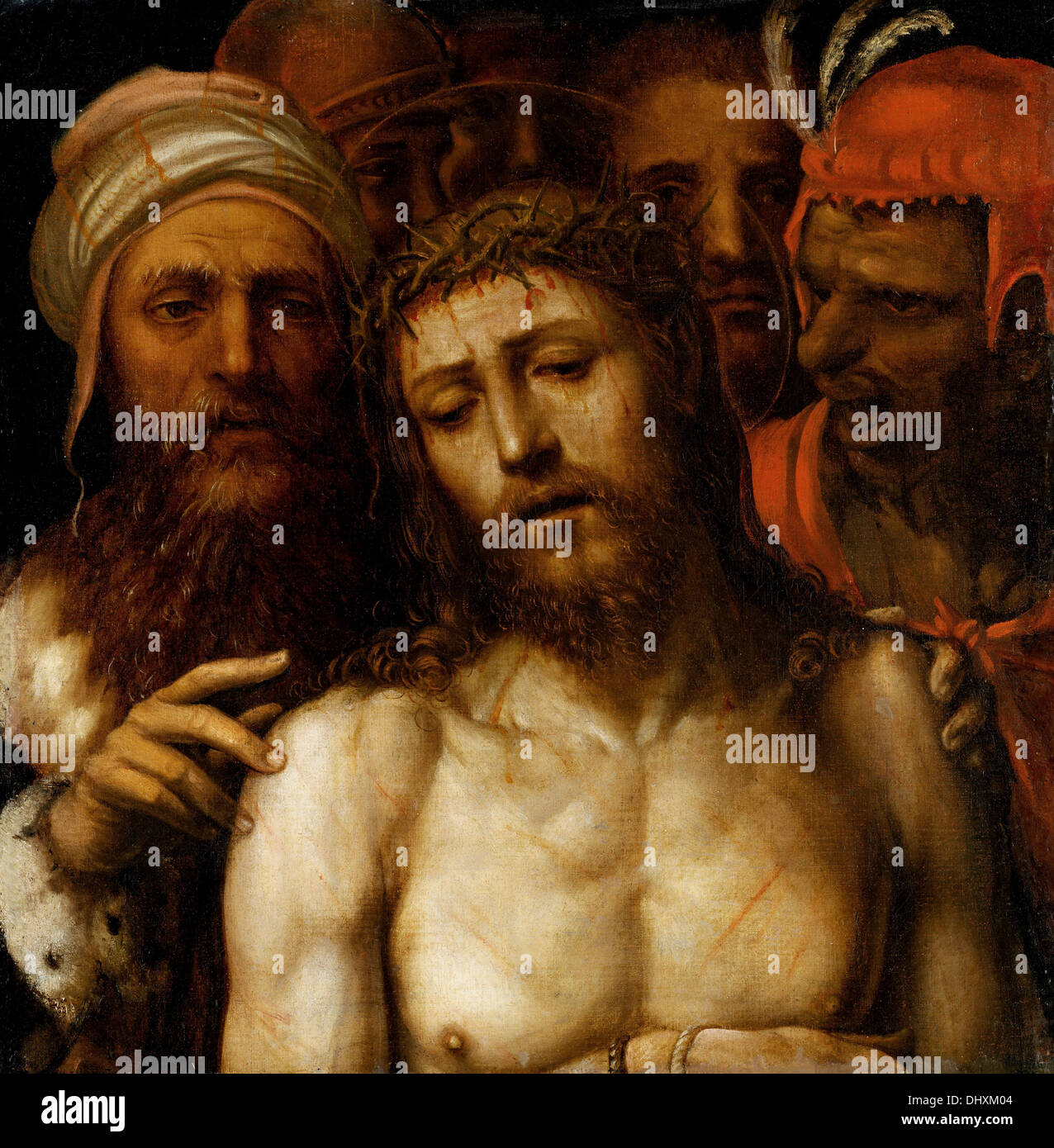 Christus zu den Menschen (Ecce Homo) - von Sodoma (Giovanni Antonio Bazzi), 1500 vorgelegten Stockfoto