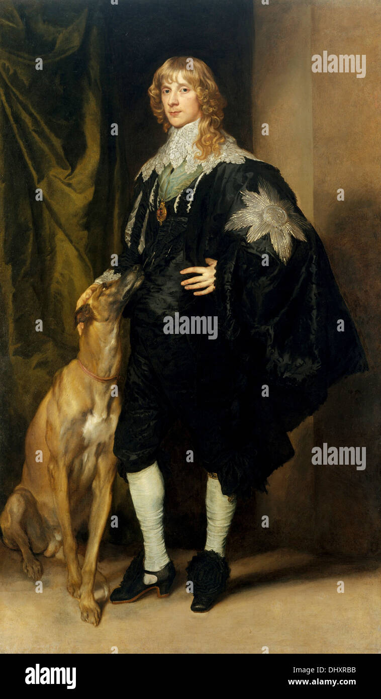 James Stuart Duke von Richmond und Lennox - von Anthony van Dyck, 1634 / 35 Stockfoto