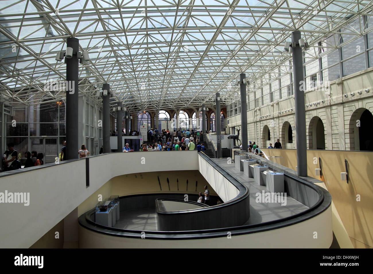 Vatikanische Museen Halle, Rom, Italien Stockfoto