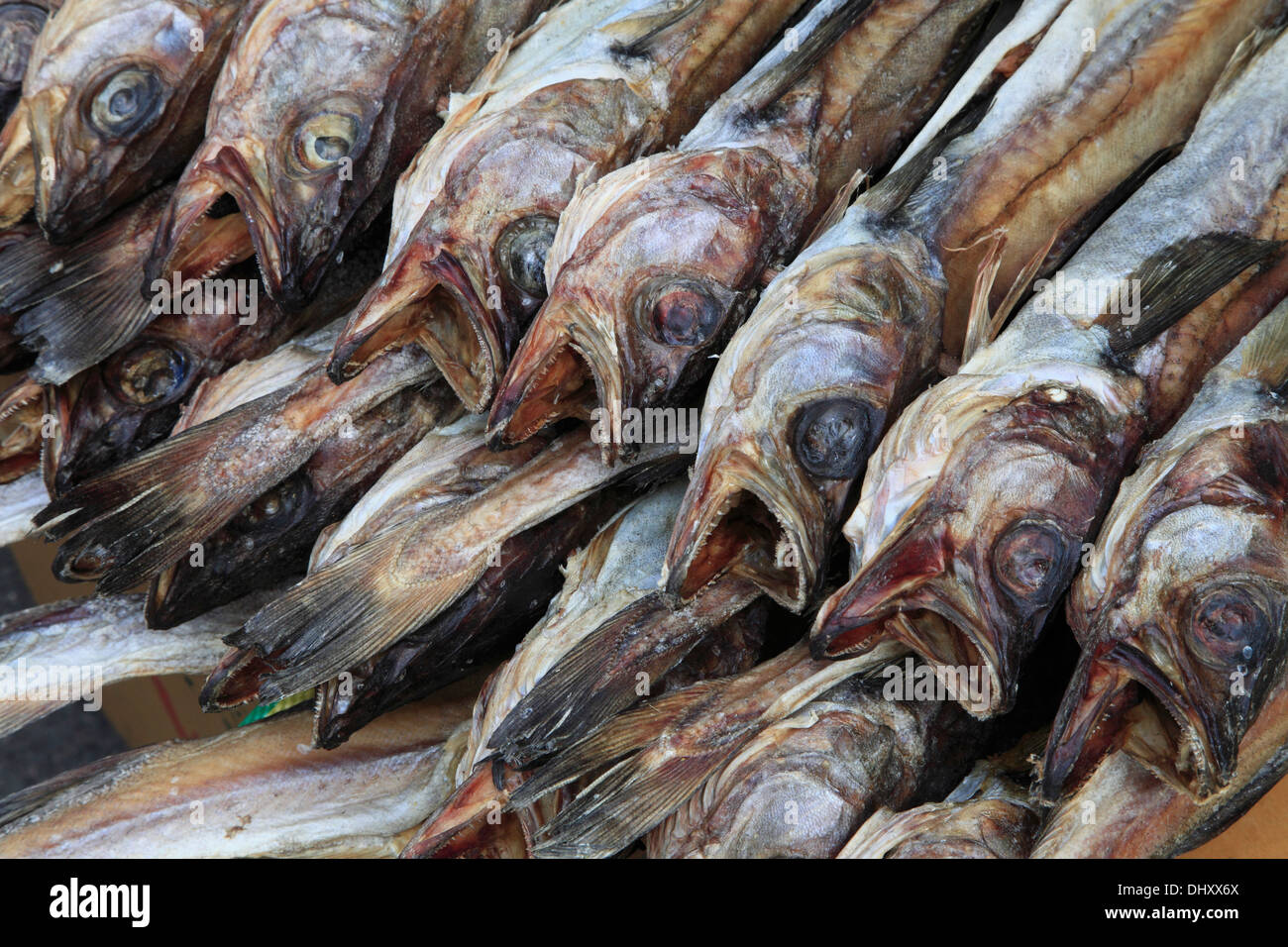 Südkorea, Busan, Jagalchi Fischmarkt, Stockfoto