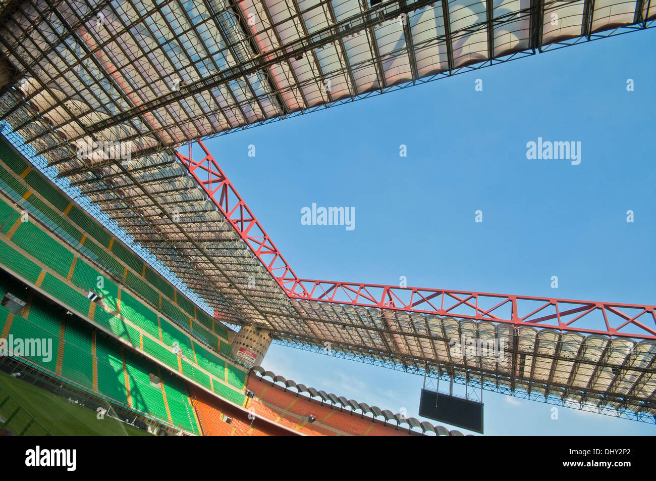 San Siro-Stadion. Milan Stockfoto