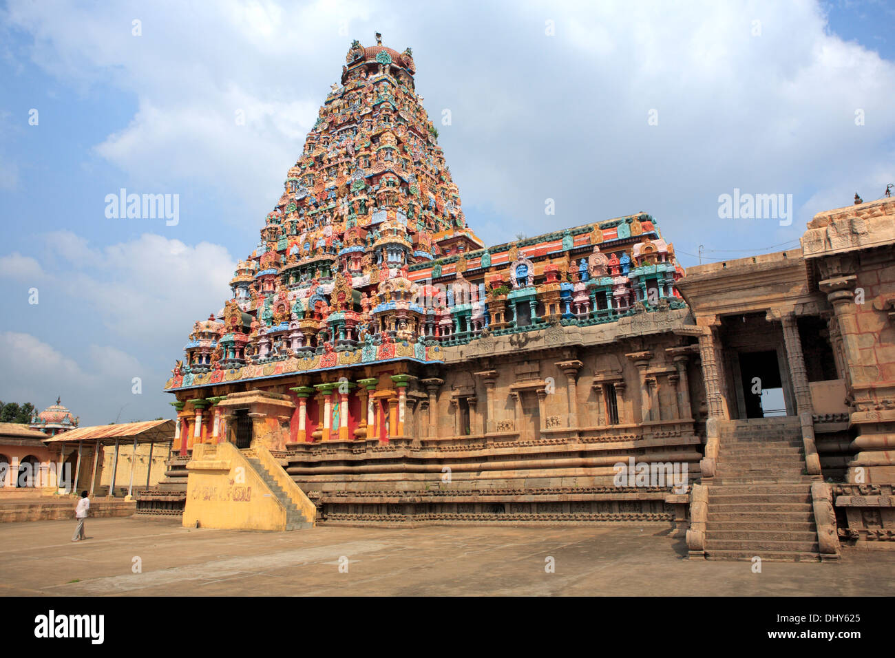 Srivilliputhur Divya Desam, Tamil Nadu, Indien Stockfoto