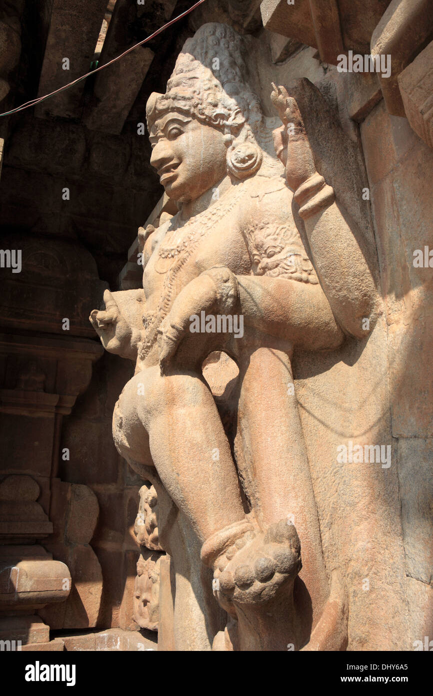 Brihadeeswarar Tempels (11. Jahrhundert), Gangaikonda Cholapuram, Tamil Nadu, Indien Stockfoto