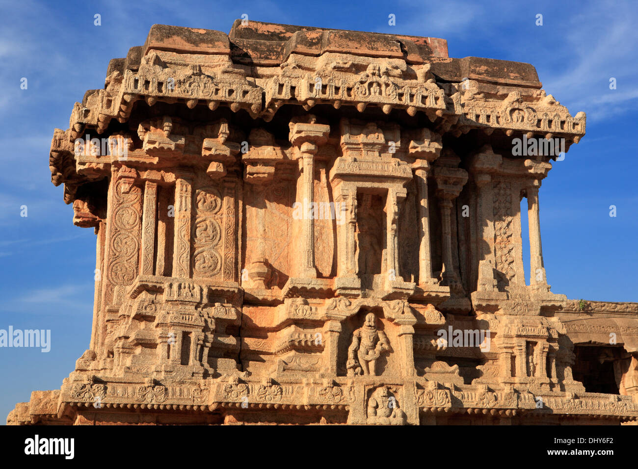 Vittala Tempel (16. Jahrhundert), Hampi, Karnataka, Indien Stockfoto