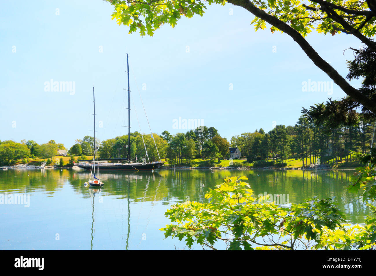 Schoner, Porter bewahren, Boothbay, Maine, USA Stockfoto