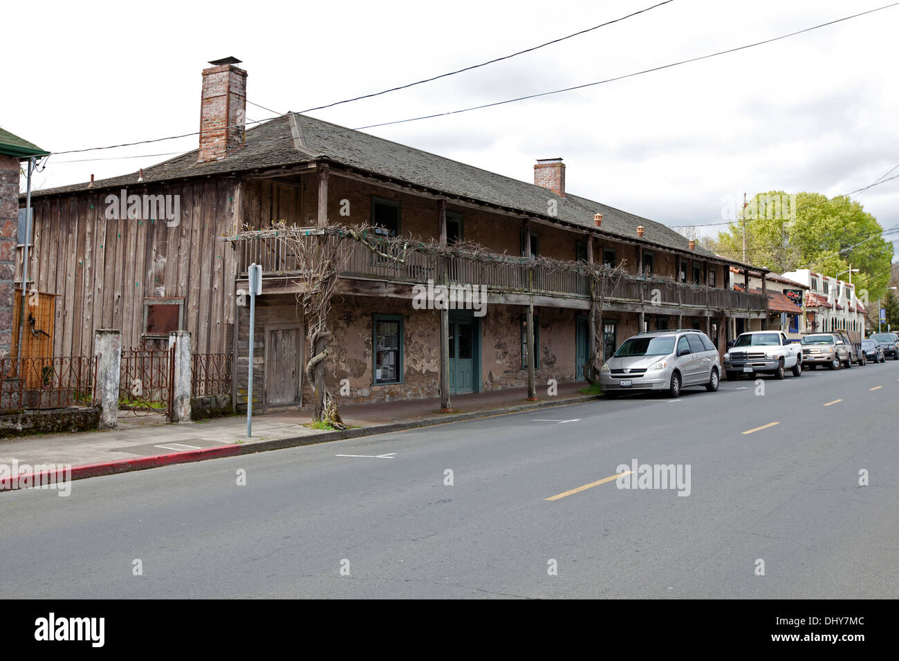 Blue Wing Inn, Sonoma, Kalifornien, Vereinigte Staaten von Amerika Stockfoto