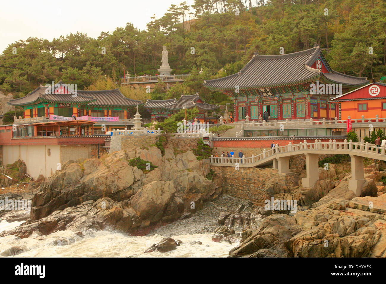 Südkorea, Busan, Haedong Yonggungsa, buddhistische Tempel, Stockfoto