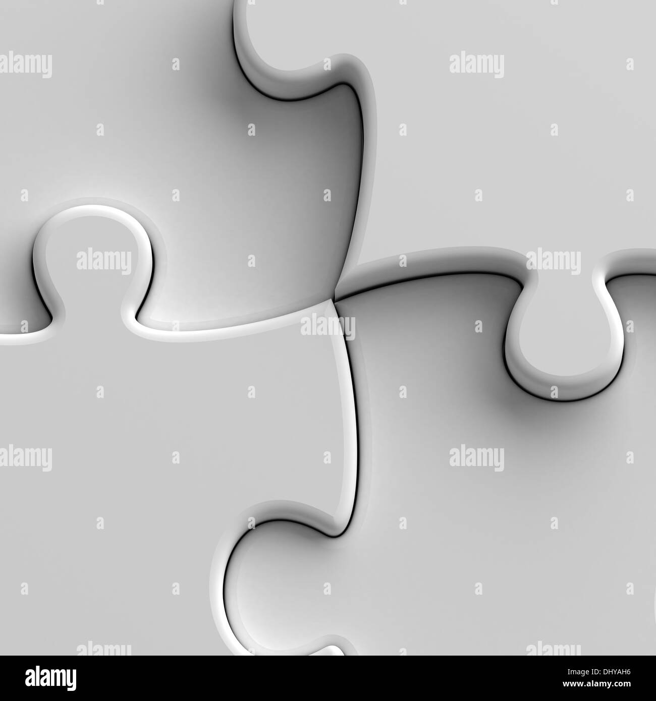 Puzzle-Nahaufnahme Stockfoto