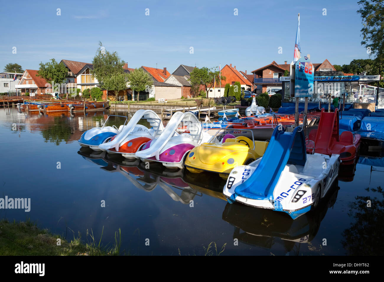 Naturpark Steinhuder Meer, Steinhude Meer, Steinhude, Wunstorf, Niedersachsen, Deutschland, Europa zu senken, Stockfoto