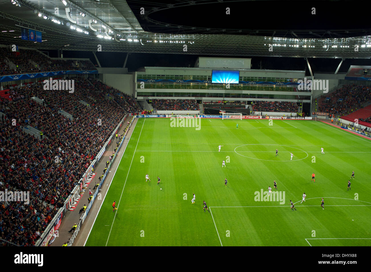 Leverkusen V Shaktar Donetsk Champions League Stockfoto