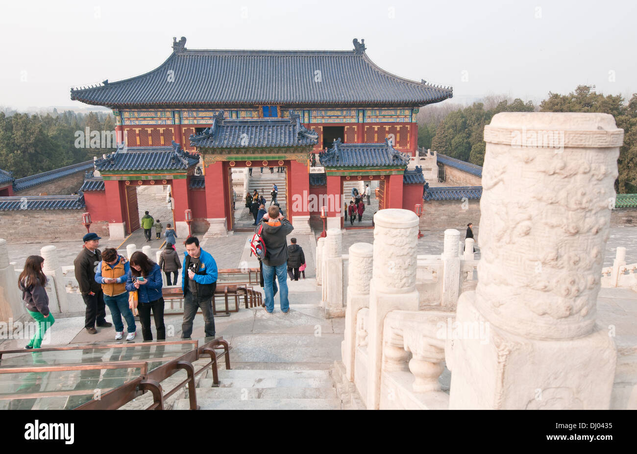 Huangqian Hall (Imperial Hall of Heaven) in Taoist Temple of Heaven, Chongwen District Beijing, China Stockfoto