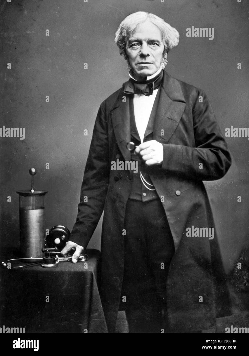 Michael Faraday, englischer Wissenschaftler Stockfoto