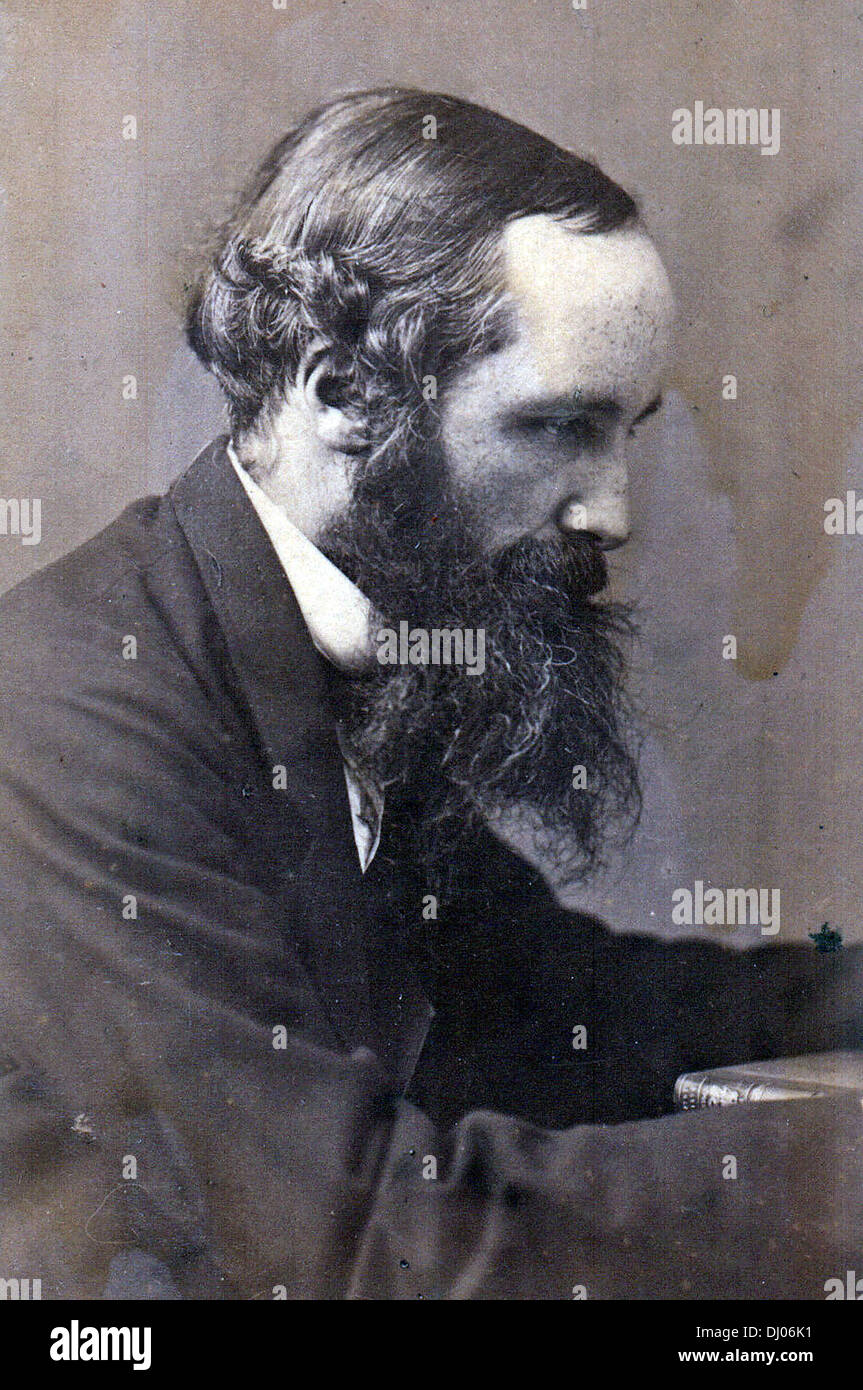 James Clerk Maxwell, schottischer mathematischer Physiker. Stockfoto