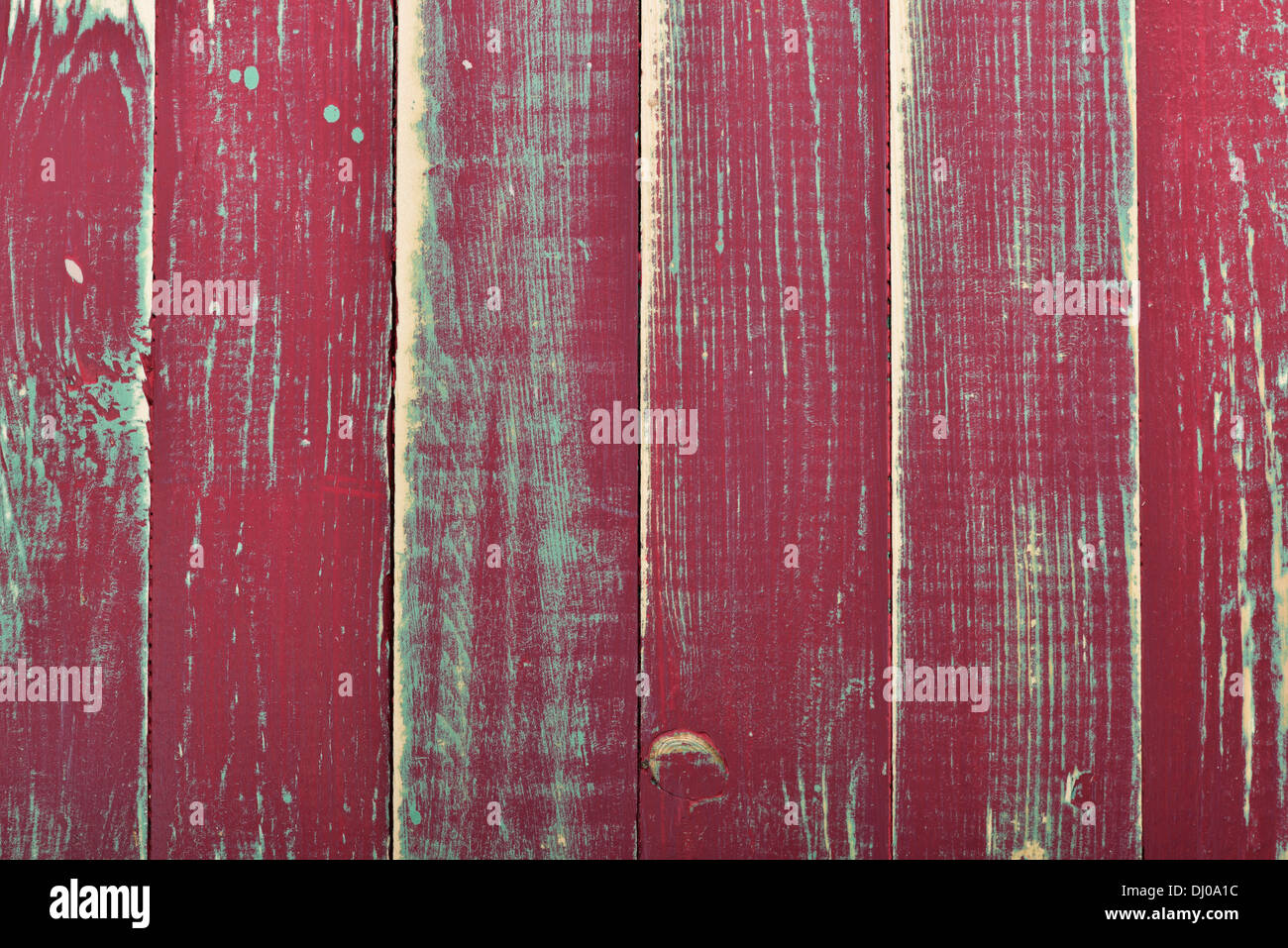 Altes rot Holz für Hintergrund Stockfoto