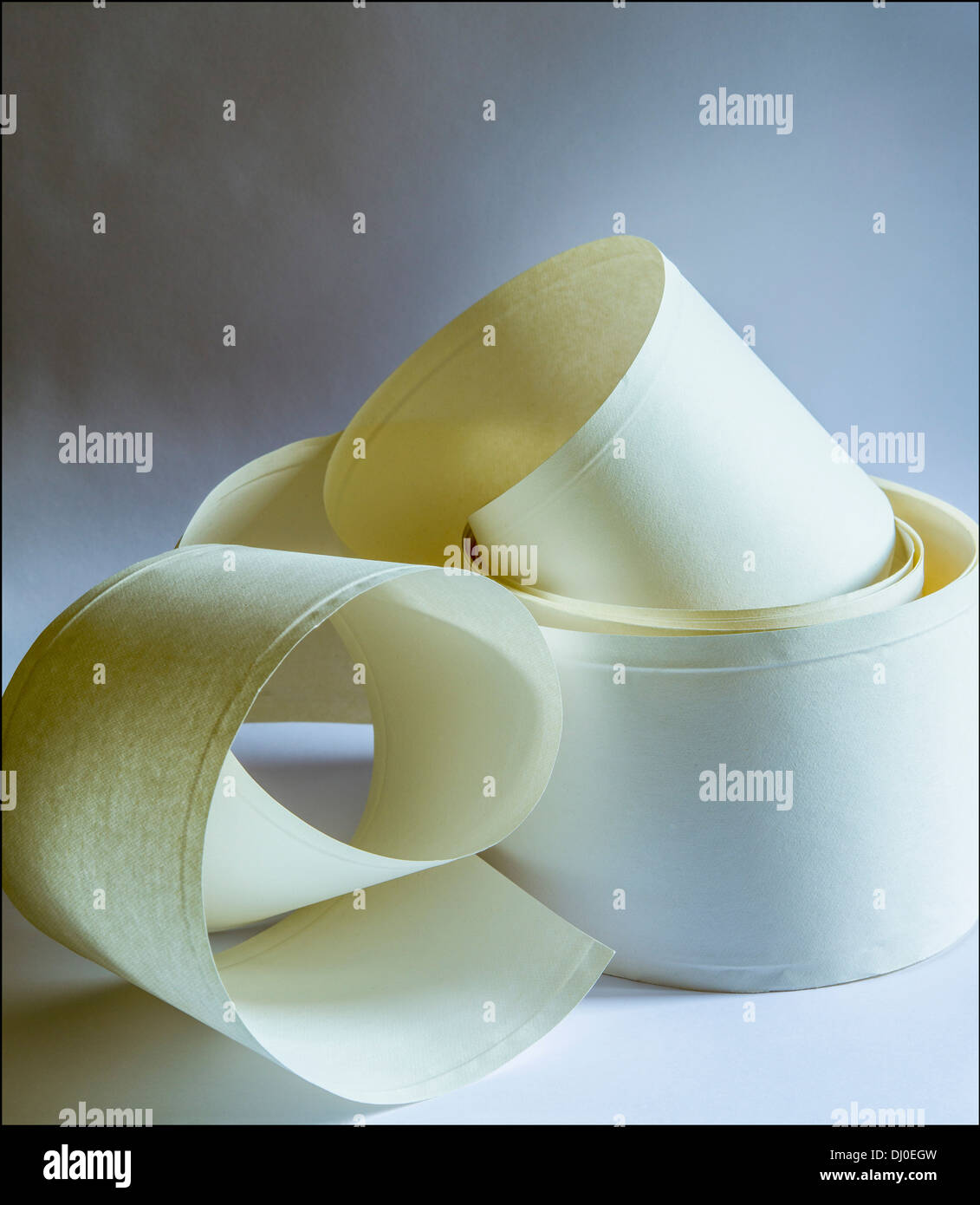 White Paper rolls Stockfoto