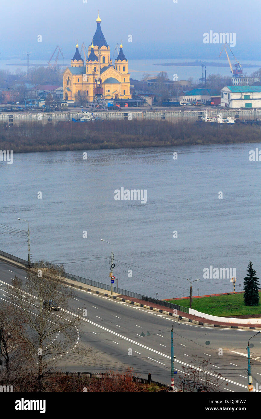 Alexander Nevsky Kathedrale, Nischni Nowgorod, Russland Stockfoto