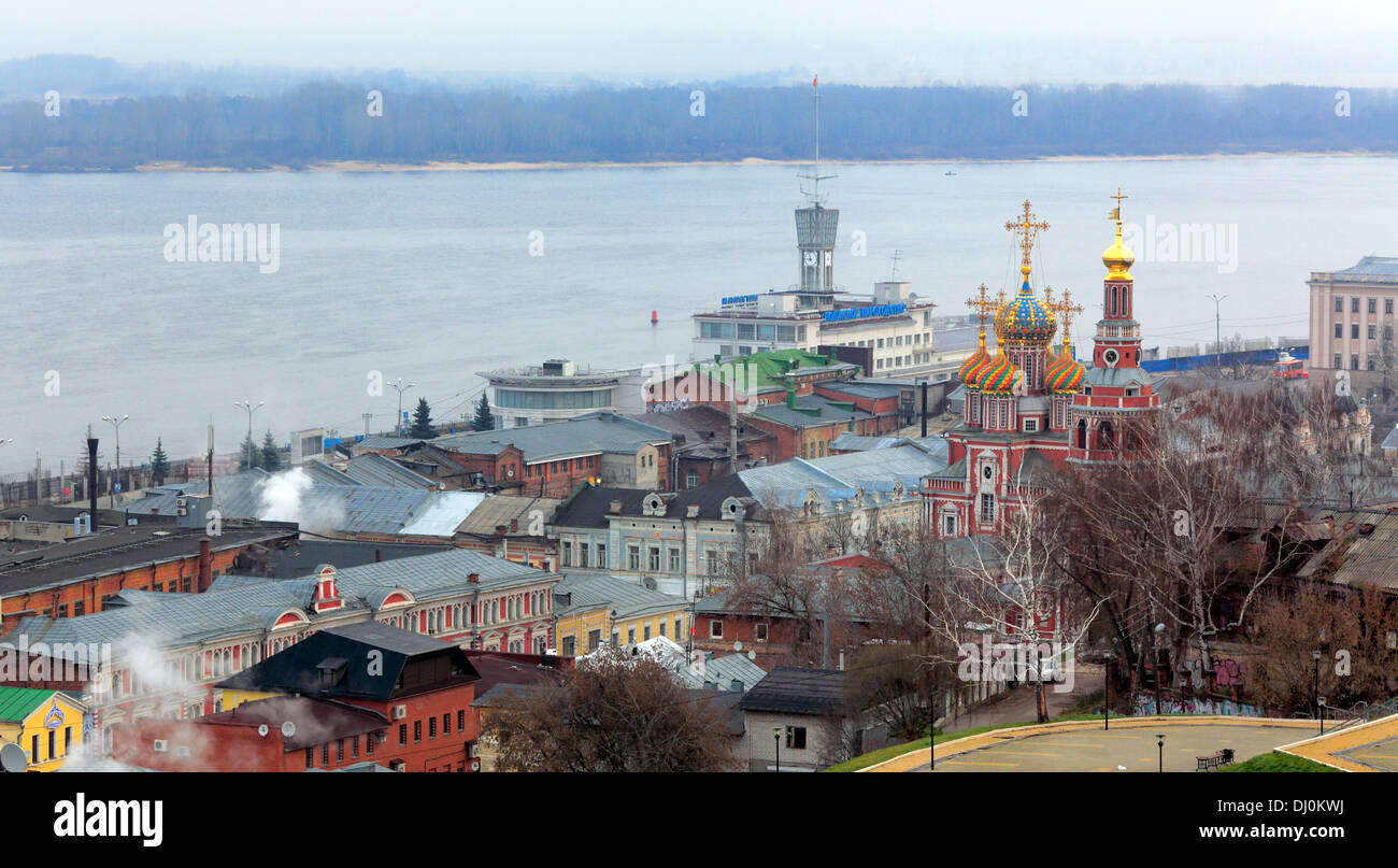 Stroganow Kirche (1719), Nischni Nowgorod, Russland Stockfoto