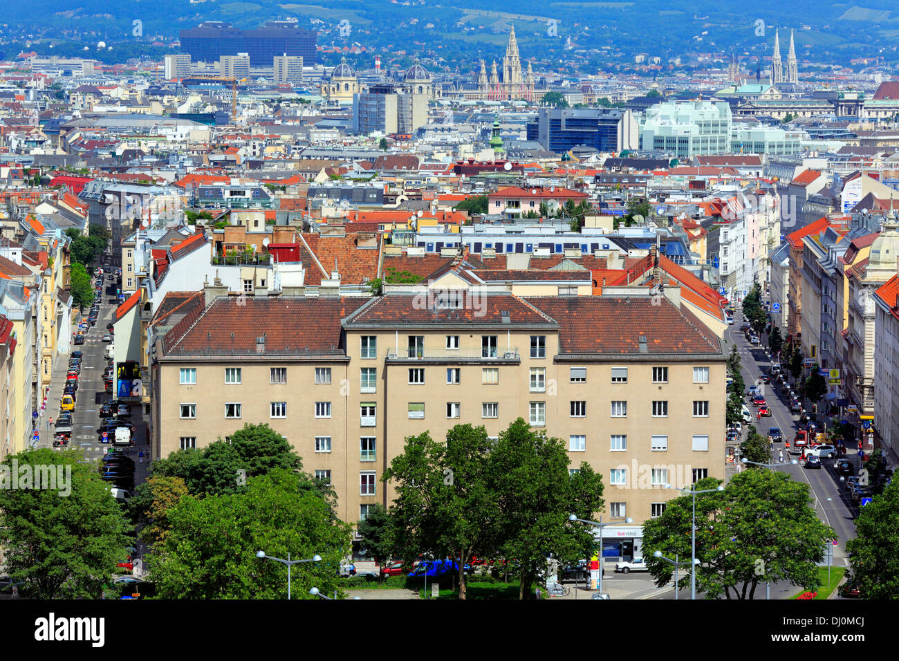 Stadtbild, Sudtiroler Platz, Wien, Österreich Stockfoto