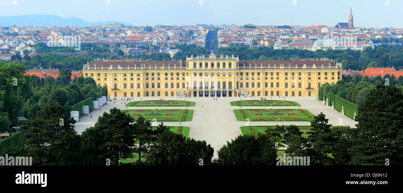 Schloss Schönbrunn, Wien, Österreich Stockfoto