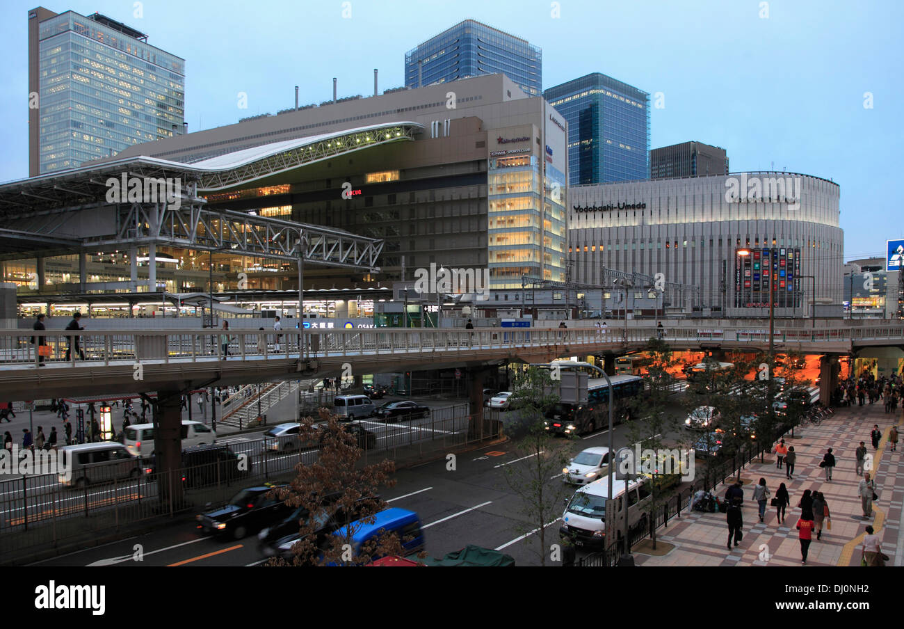 Stadt in Japan, Osaka, Station, Stockfoto