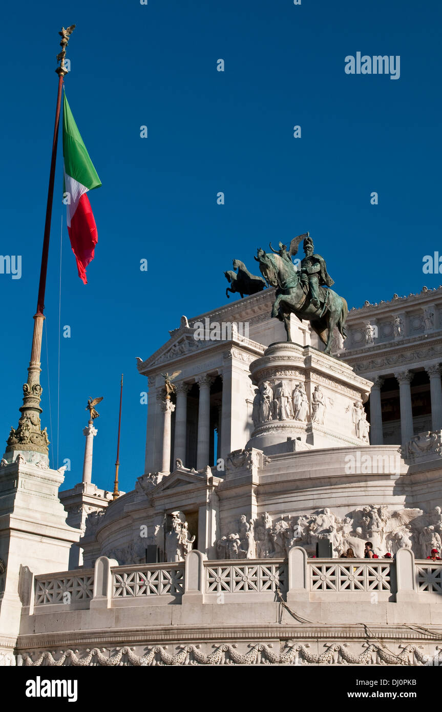 Monument von Vittorio Emanuele II, Rom, Italien Stockfoto