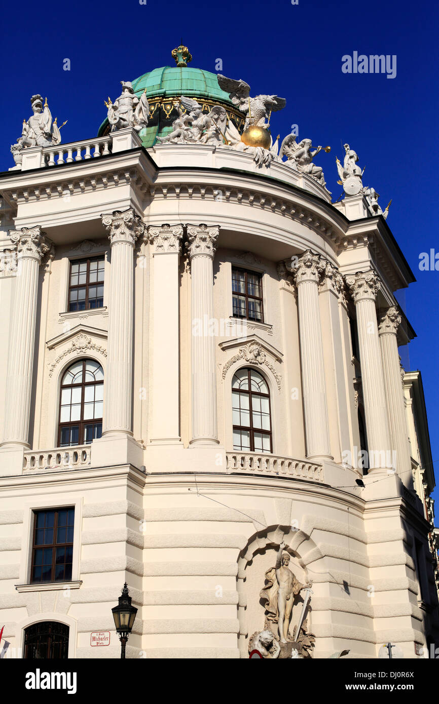 Hofburg Palast, St. Michael Flügel, Wien, Österreich Stockfoto