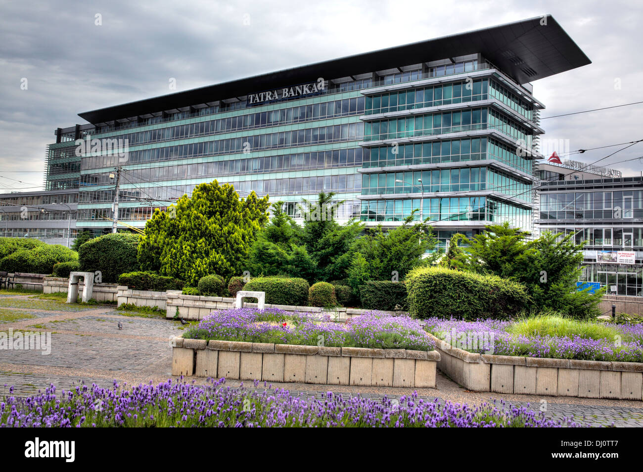 Tatra Bank Gebäude, Bratislava, Slowakei Stockfoto