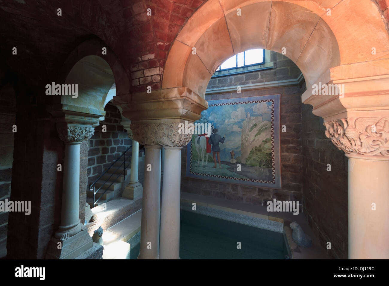 Ritter Bad, die Wartburg, Thüringen, Deutschland Stockfoto