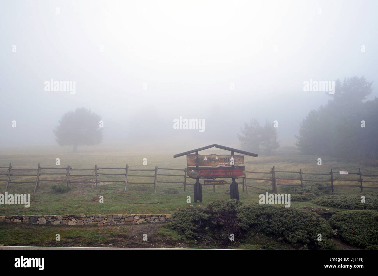 Scheidegebirges, höchsten Berggipfel in der Bergkette der Sierra de Guadarrama, Spanien Stockfoto