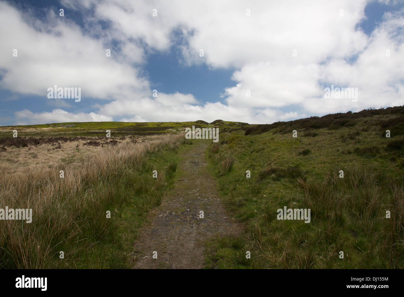 Reste der Steigung, Post Industrielandschaft Blaenavon Stockfoto