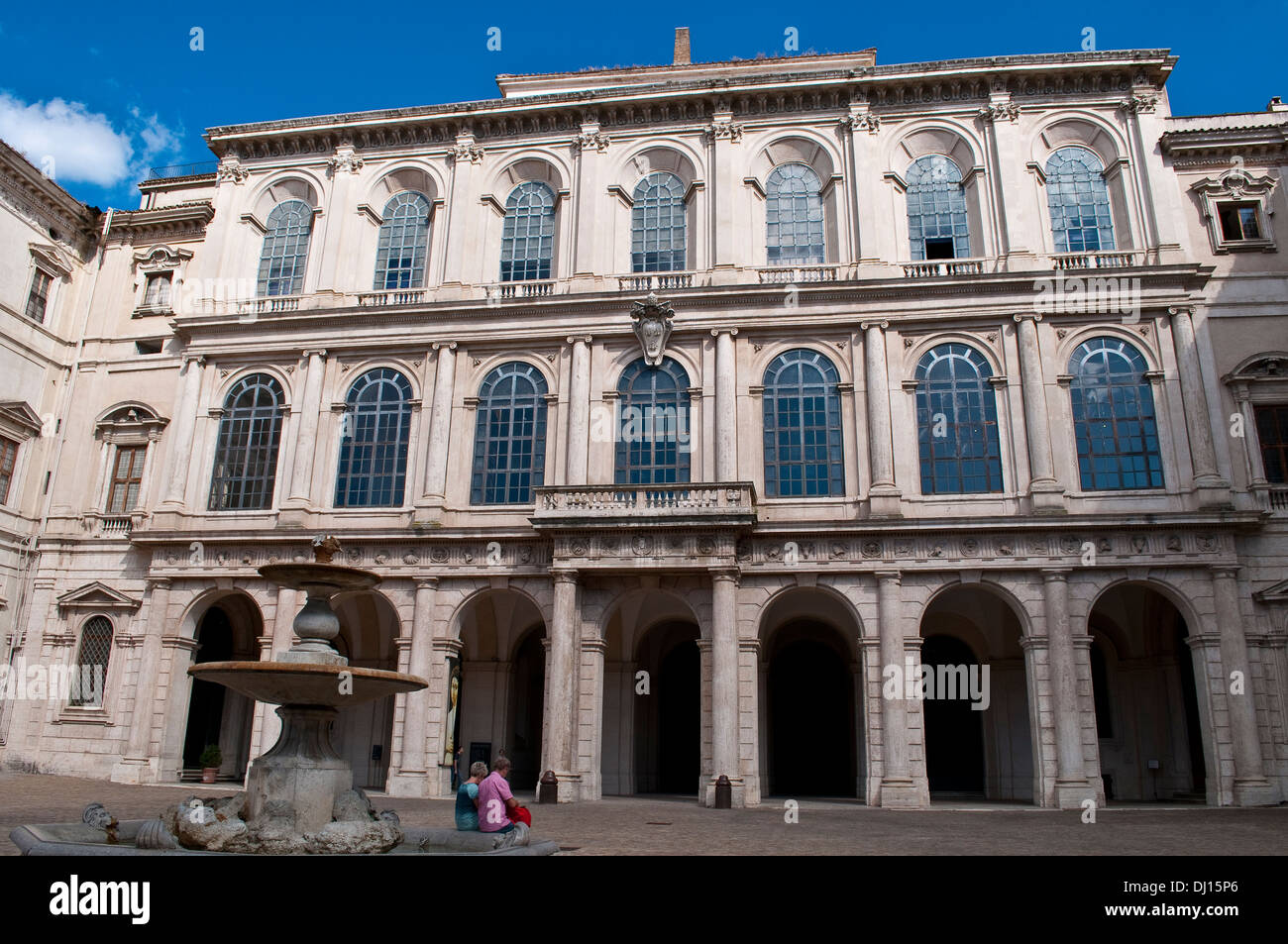 Palazzo Barberini Fassade, Rom, Italien Stockfoto