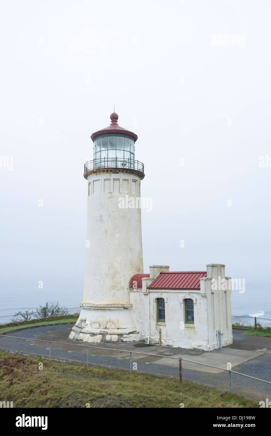 Norden Sie Leuchtturm - Cape Enttäuschung Staatspark, Pacific County, Washington, USA in den Stockfoto