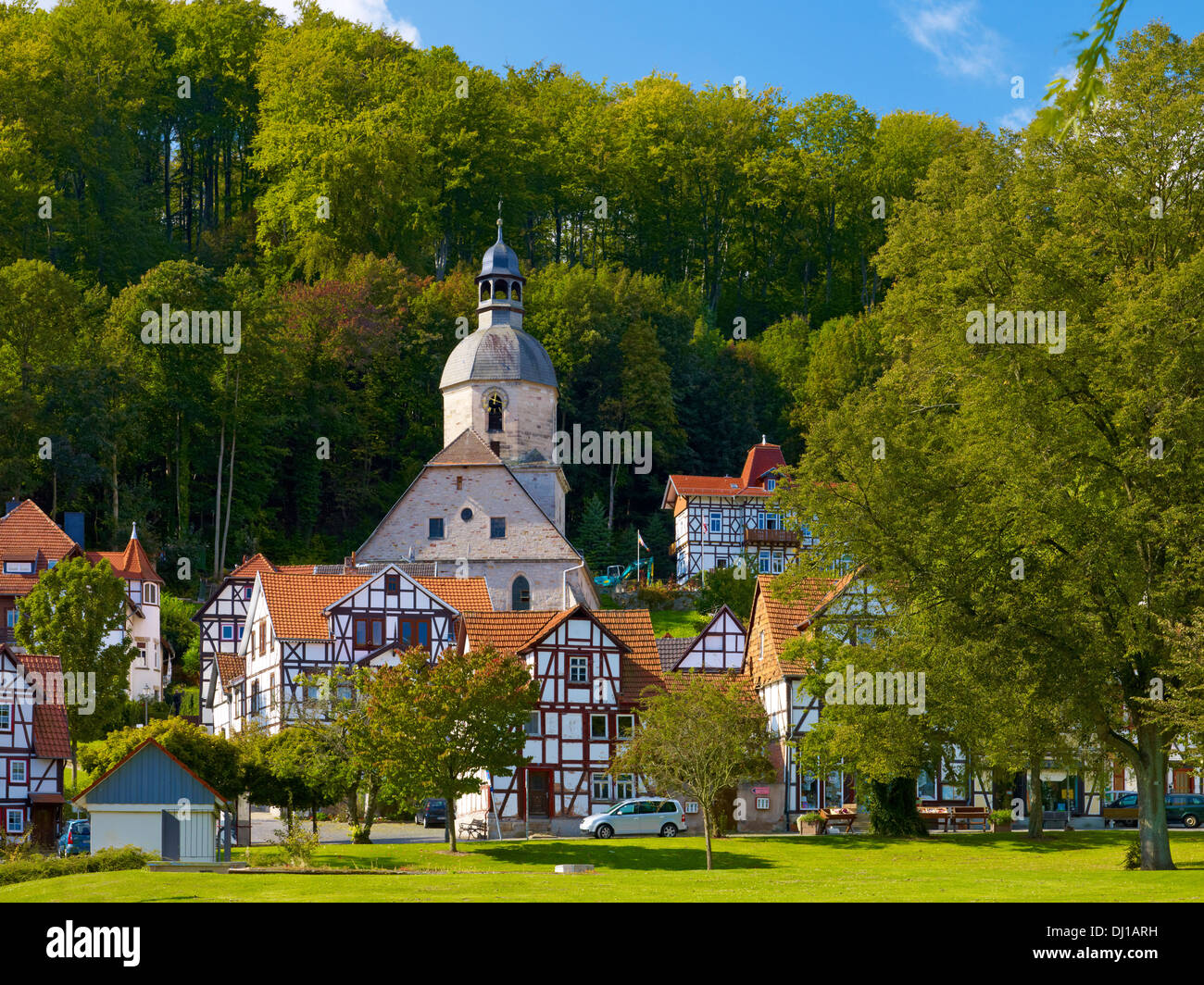 St. Marien Kirche, Bad Sooden-Allendorf, Hessen, Deutschland Stockfoto