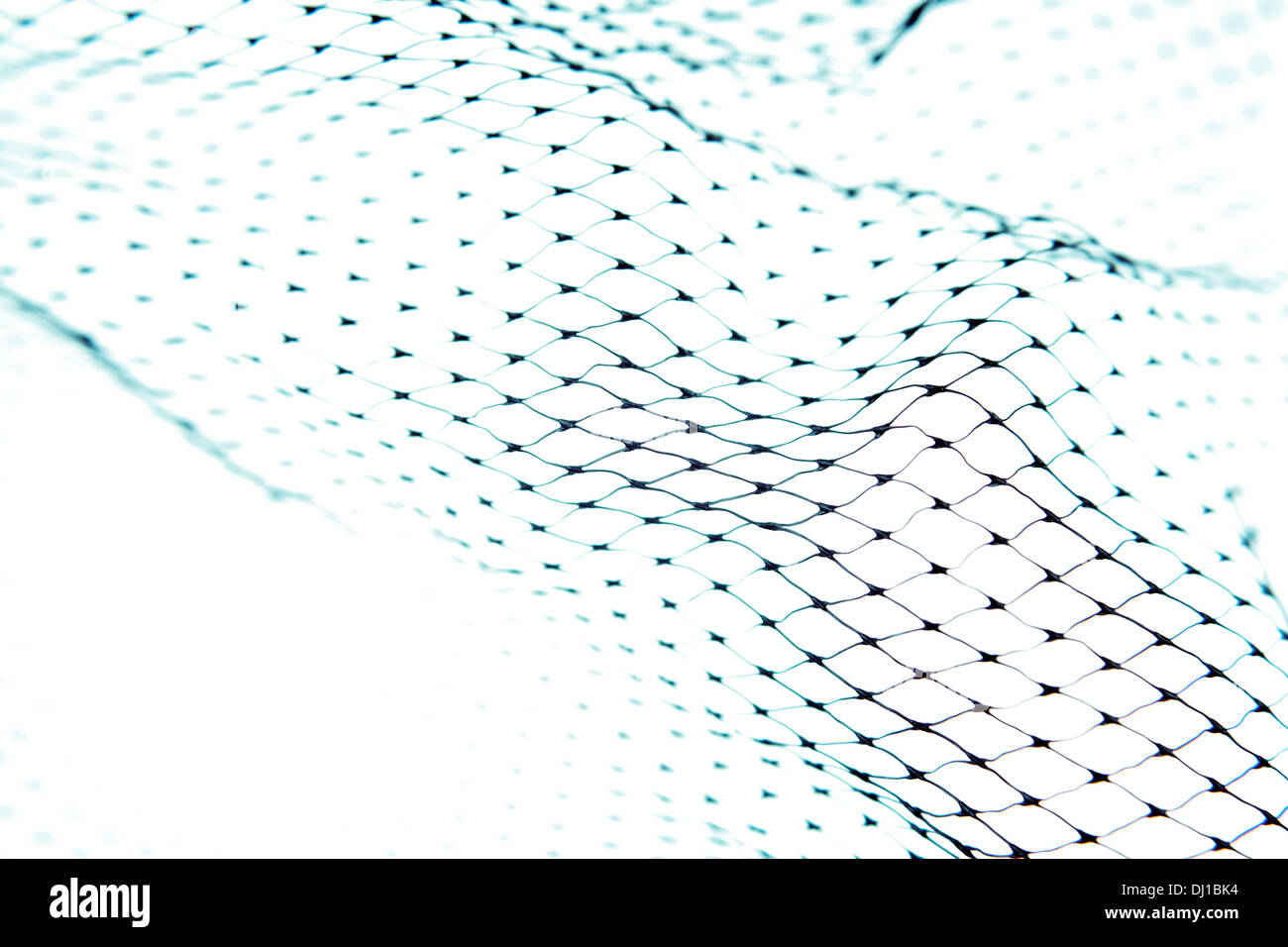 Nahaufnahme des abstrakten Fischnetz Textur Stockfoto