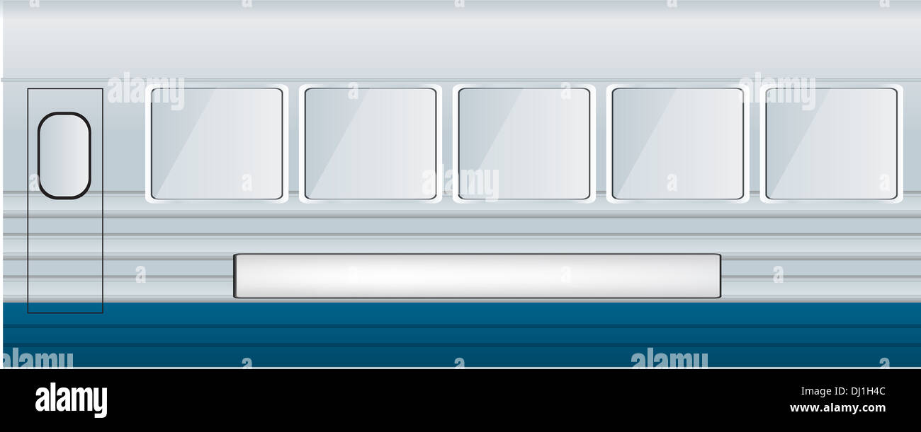 Zug-Vektor-illustration Stockfoto