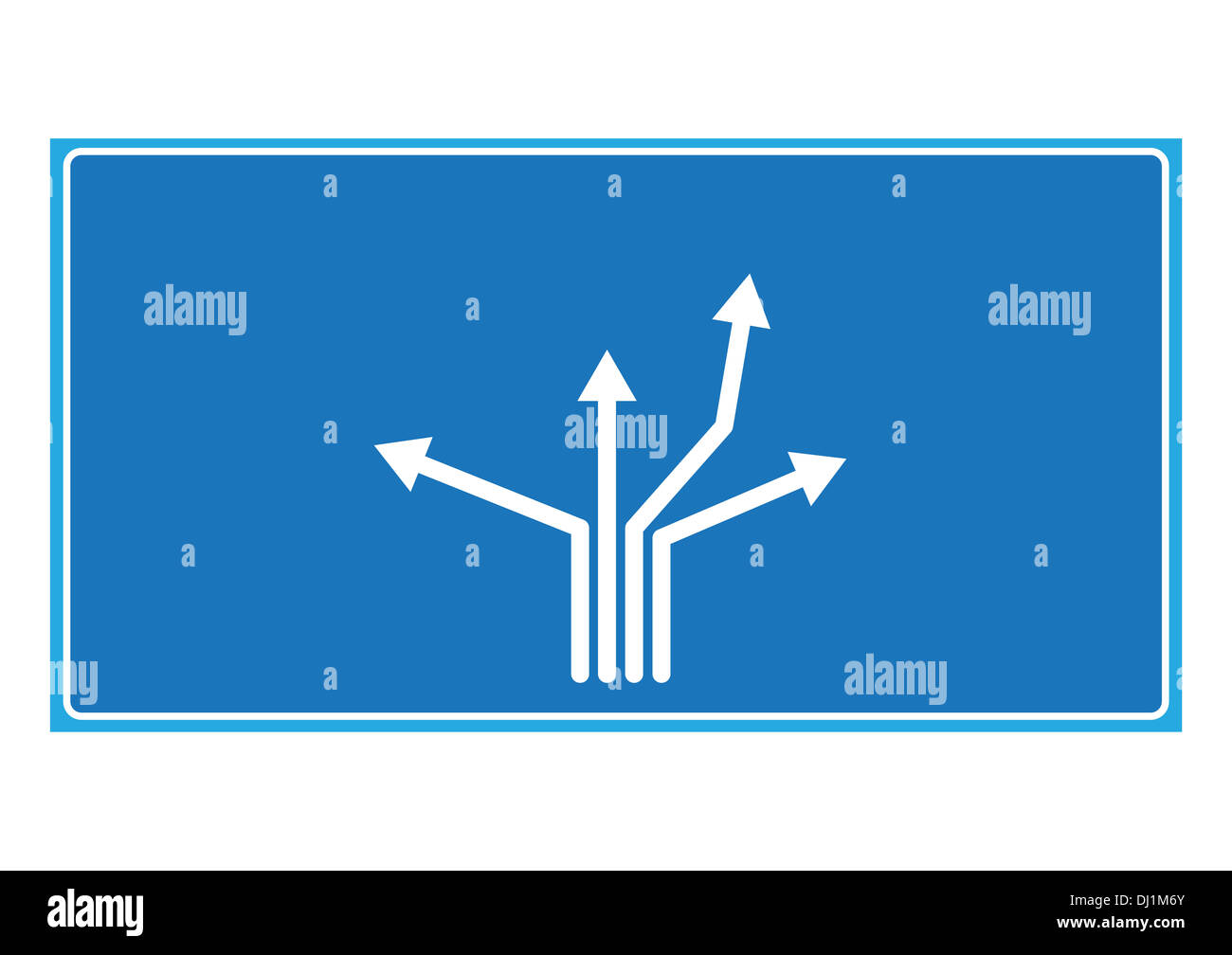 Vektor-Navigation-Boards Stockfoto