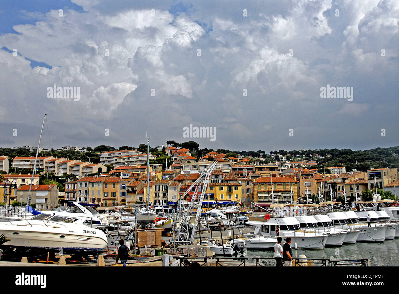 Hafen von Cassis, Provence Cote-d'Azur Frankreich Stockfoto