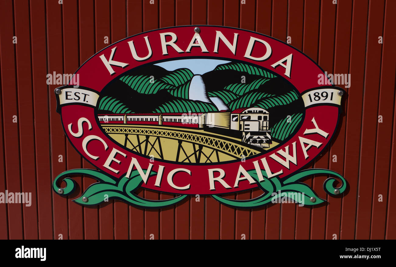 Kuranda Scenic Railway von Kuranda nach Cairns, Australien Stockfoto